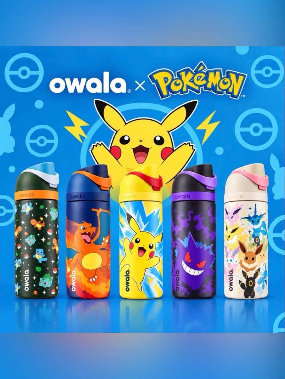 Owala x Pokémon Kids Water Bottle - All of them available